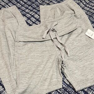 FP Movement by Free People Heather Gray Drawstring Lounge Pants